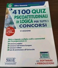 4100 quiz piscoattitudinali Di logica per tutti i concorsi.Libro Concorso Simone