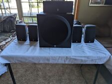 YAMAHA YST-SW012 Set 6pz Subwoofer Alimentato Pactive SUB Nero - Testato Funzionante