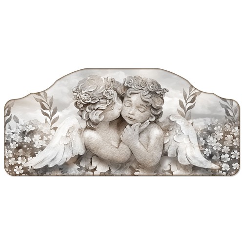 Quadro capezzale angeli 50x100 - capezzale,