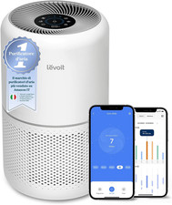 Purificatore D'Aria per Allergie E PM2.5, Filtro HEPA, Guarda Qualità Dell'Aria,