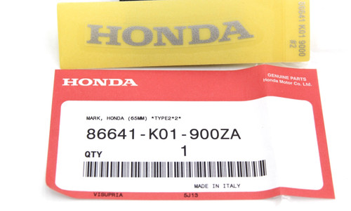 Honda adesivo grigio scudo - adesivo,