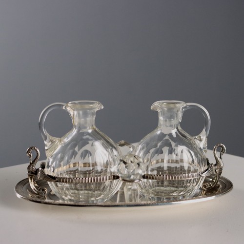 Oliera vintage argento ricci - oliera, &