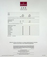 225057) Rover 214 216 Cabrio -