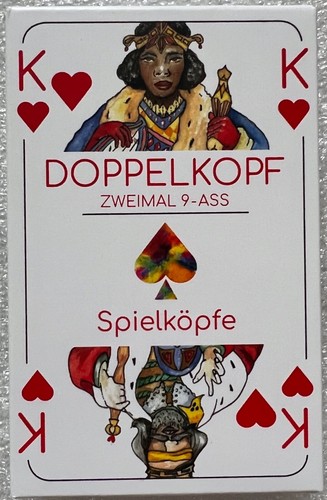 Gioco carte doppio testa - gioco,