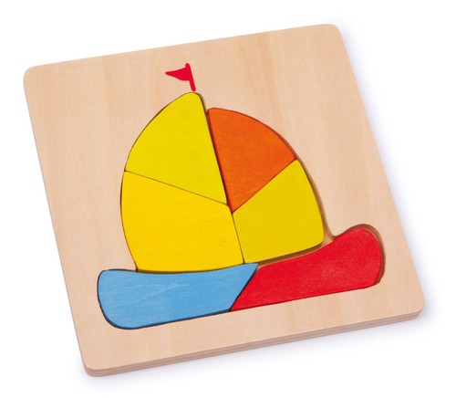 Puzzle legno barca - legno, a