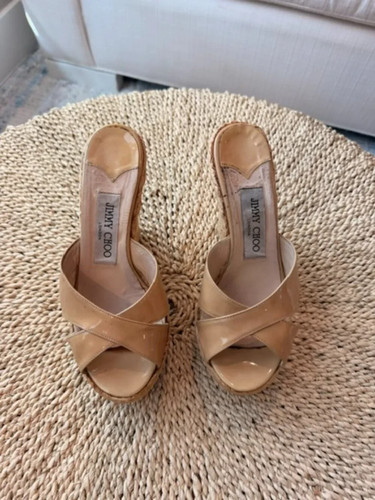 Jimmy choo zeppe rafia in - jimmy,