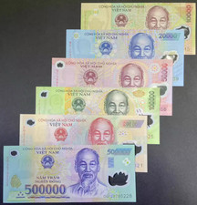 Set 6 banconote Vietnam 10000