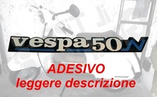 ADESIVO Targhetta Vespa 50 N