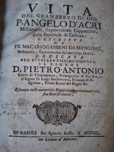 Gambini macario vita - macario., del