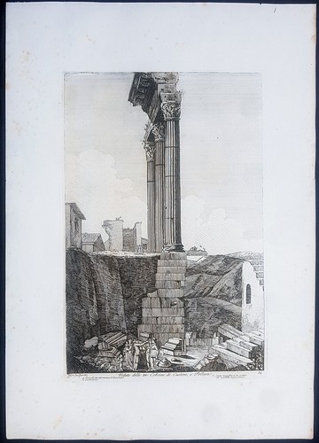 Stampa antica colonne - antica,