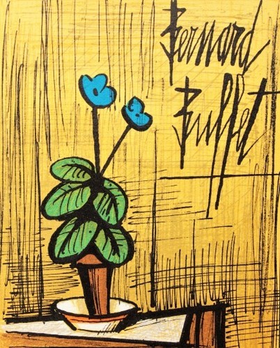 Bernard buffet flowers - bernard,