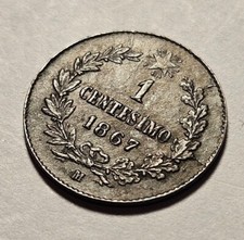 1 CENTESIMO 1867 MILANO -