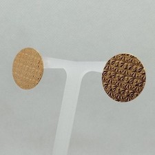 Orecchini bottone acciaio - orecchini,