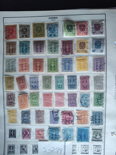 Francobolli austria esteri pre - francobolli,