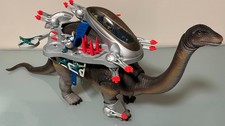 Tyco 1989 Dino Rider Brontosaurus - Ottime condizioni, completo al 95%