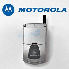 TELEFONO CELLULARE MOTOROLA STARTAC 130 GRIGIO SILVER GSM 1998 USATO