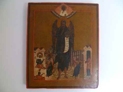 Antica icona russa - russa, "san