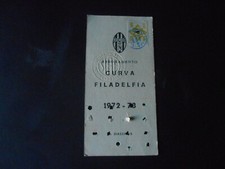 abbonamento JUVENTUS F.C. CURVA FILADELFIA 1972-73-(CLA)