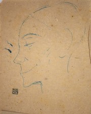 THAYAHT Ernesto Michahelles 1893/1959 PROFILO ANNI 30 IN ASTA - FUTURISMO