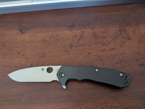 Spyderco amalgam carbon - amalgam, fiber