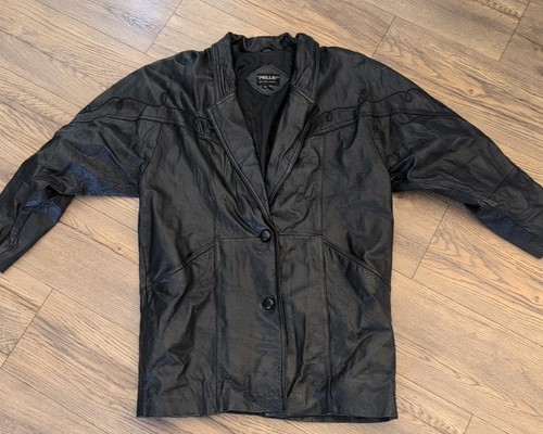 Giacca vera pelle nera - giacca,