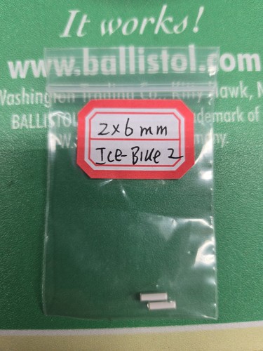 Nuovo 2pz 2x6mm tubo luminoso - nuovo,