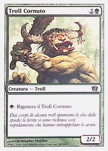 Mtg troll cornuto 4 - -,