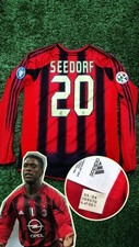 Maglia Calcio AC Milan Jersey - Seedorf - Issued No Match Worn Serie A Vintage