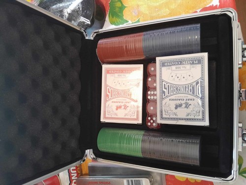 Valigetta set poker carte - set, +