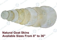 PELLI DI CAPRA NATURALI DRUM