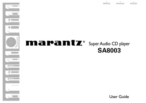 Marantz sa8003 lettore - sa8003, cd