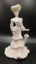Figurina Coalport Lady Alice Il Giardino Reale Festa La Belle Epoque Ltd Ed 2049