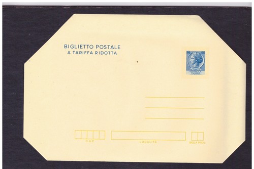 Biglietto postale lire - biglietto, 60
