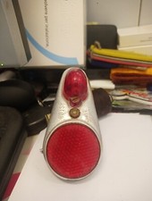 fanalino posteriore x bici  d"epoca usato modello ASTOR  brev.Sebac in alluminio