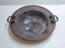 Braciere antico in rame Conca scaldino di diametro 41 cm USATO