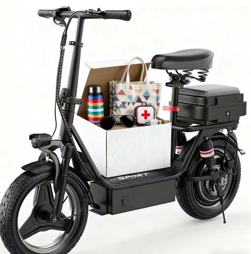 Electric scooter with seat - scooter,