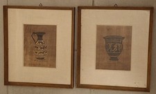 N. 2  QUADRI CARTA PAPIRO FIRMATI CM 25 X 28