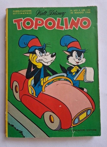 Topolino 652 disney - topolino, n.652