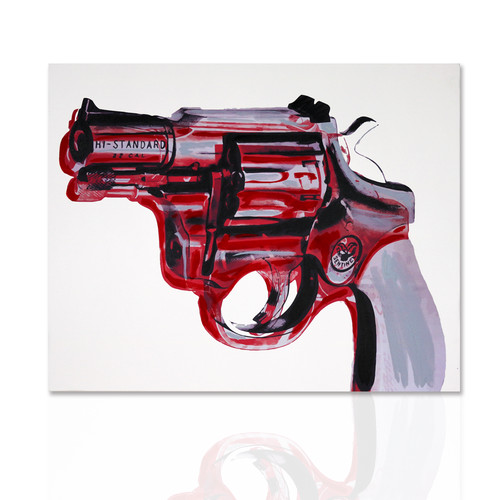 Quadro moderno magnum revolver - magnum,