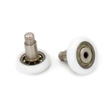Kit 2 Pz Cuscinetto di Ricambio per Ante Doccia Scorrevoli 22x5,5x20,75 M6 Tondo
