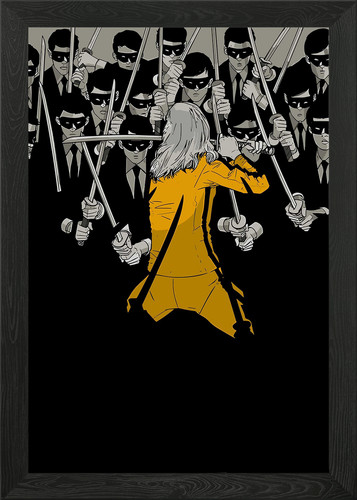 Kill bill movie art poster - bill,