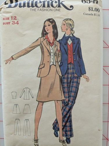 Butterick 6539 gonna - butterick, giacca