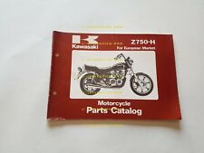 Kawasaki Z 750 H2 1980 catalogo ricambi originale MOTO spare parts catalogue