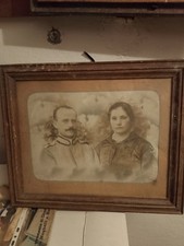 foto d'epoca prima guerra mondiale '900 in cornice 