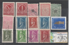 Croatia - 1941 - nJ6-nJ7-1943-n61-n62-n63-n64-n65-n67-n69-1921-J21-J22-1992-used