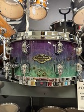Tamburo rullante TAMA Starclassic noce/betulla 14 x 6,5 pollici Nebula Mappa Burl Fade