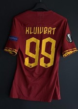 maglia Roma Match issued preparata Kluivert home europa league trikot stock pro
