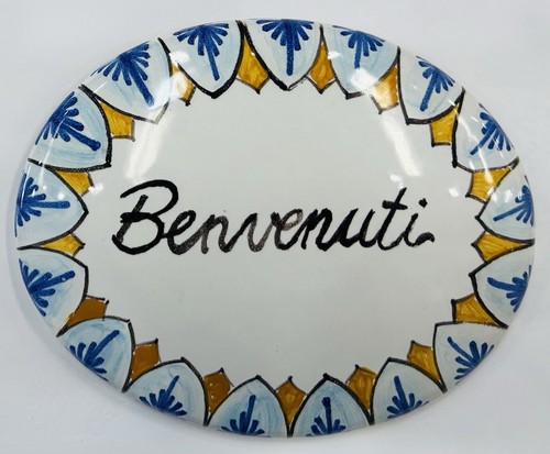 Ceramica vietri targa da - ceramica,
