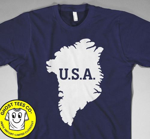 Groenlandia usa shirt stati - usa,