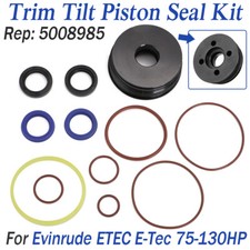 Cylinder Trim Tilt Piston Seal Kit For Evinrude ETEC 75-130hp 2005-2019 5008985